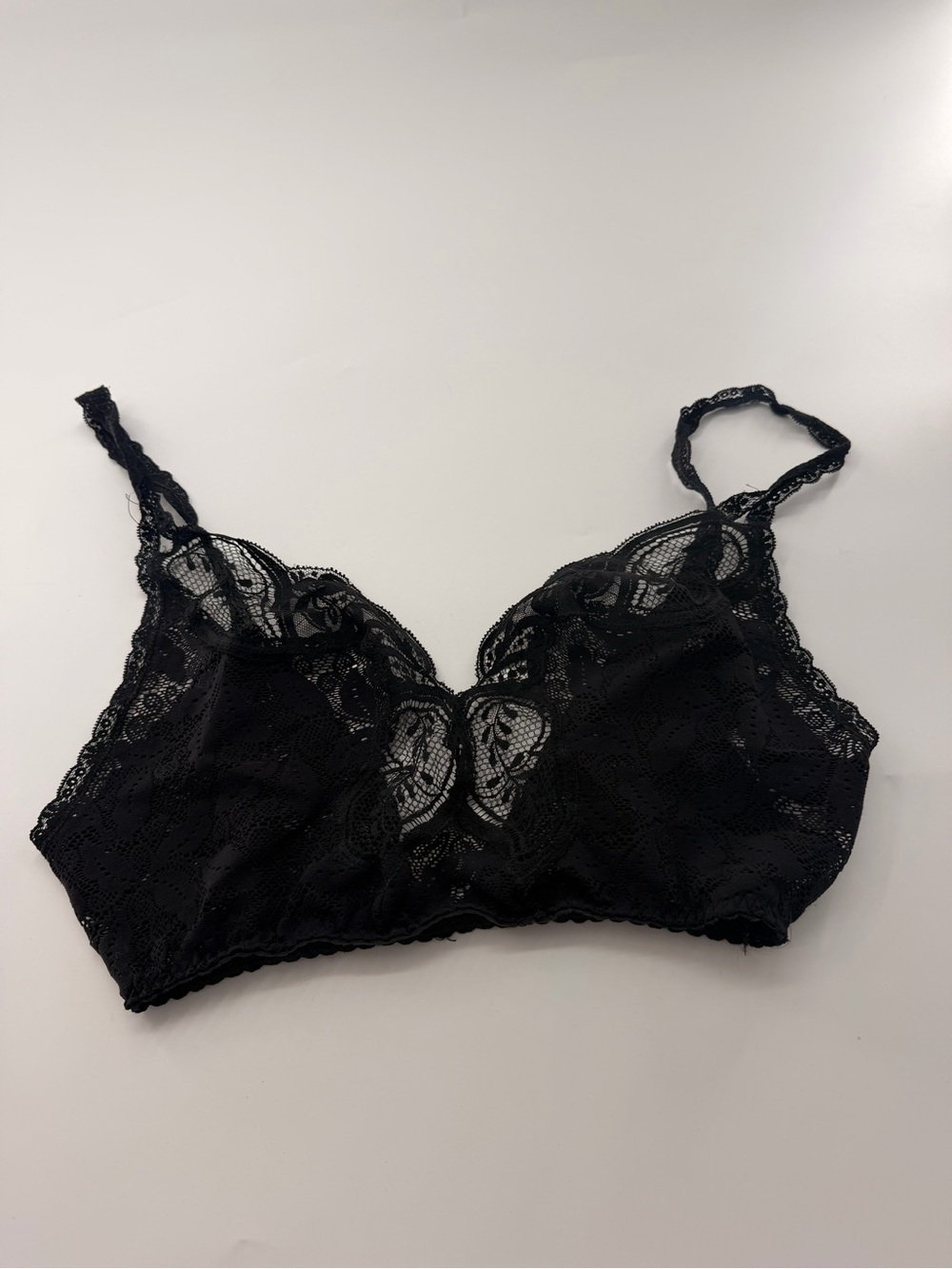 Vintage 90’s Olga Bra Bralette Unlined Lace Bra Made in the USA SZ 36 Sexy - Picture 2 of 11